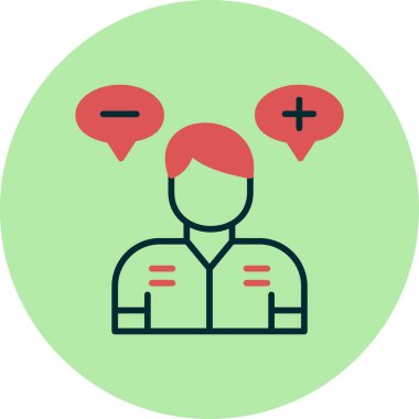 Fizibilite. Web simgesi vektör illüstrasyonu