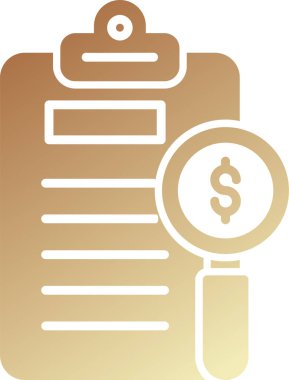 Basit Denetim simgesi. vektör illüstrasyonu