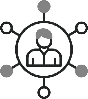 Bağlı Pazarlamanın basit çizimi