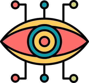 Müşteri hizmet vektör satırı simgesi