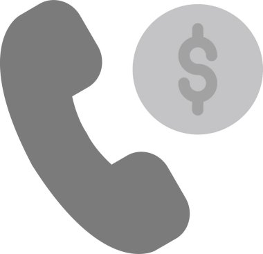 Telefon var. Web simgesi basit tasarım 