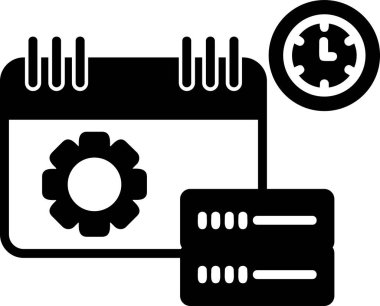 Tahmin edilebilir modellik. Web simgesi vektör illüstrasyonu