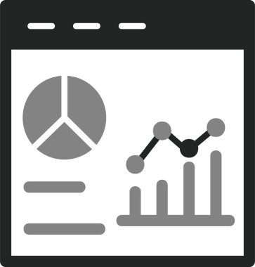 Modern Kontrol Paneli simgesinin vektör illüstrasyonu