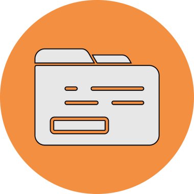 Yardımcı belgelerle birlikte iş dizininin basit özet resmi