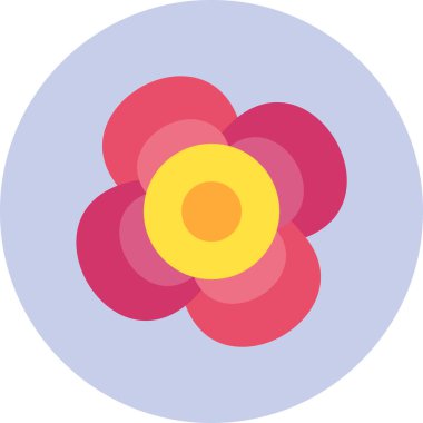 Güzel çiçeğin vektör çizimi