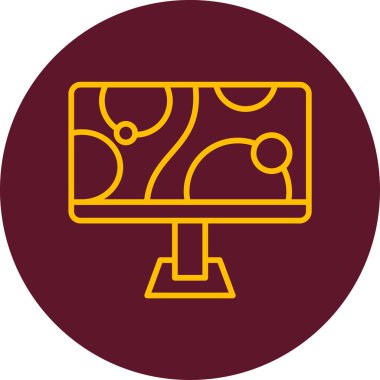 Bir kitap simgesinin vektör illüstrasyonu