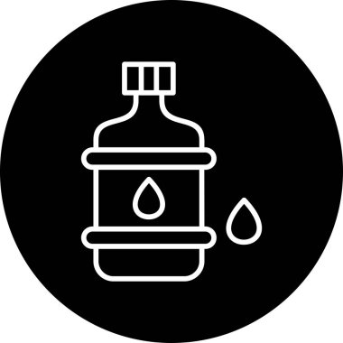 Su. Web simgesi basit illüstrasyon