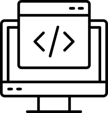 Ana hat biçiminde kodlama kodlama simgesi