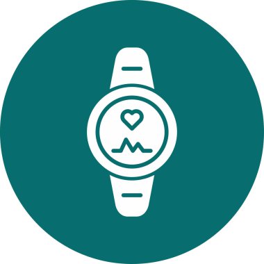 smartwatch simgesi, vektör illüstrasyonu basit tasarım