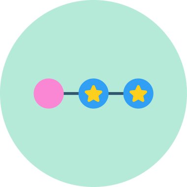 Basamaklar. Web simgesi basit illüstrasyon 
