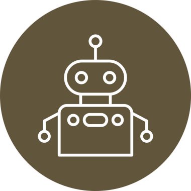 Çizgi film robotunun ana hatları.