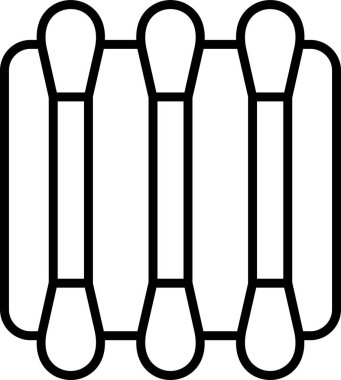 Pamuk Bud web simgesi, basit vektör illüstrasyonu