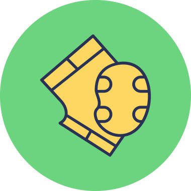 Dirsek pedleri web simgesi, basit vektör illüstrasyonu