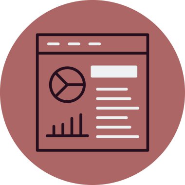 Web simgesi vektör illüstrasyonu