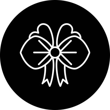 Kurdele yayı. Web simgesi basit illüstrasyon