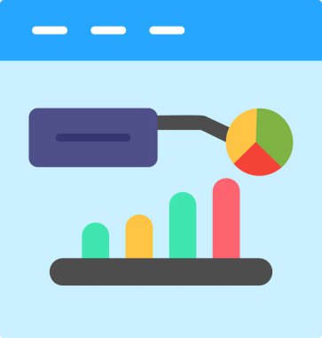 Vektör sanatında kullanıcı verisinin modern soyut temsili.