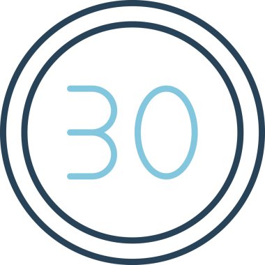 Hız limiti tabelası. Yol işareti.