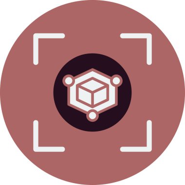 QR Kod simgesi modern vektör illüstrasyonu