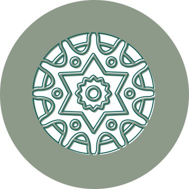 mandala tasarımı, web basit illüstrasyonu