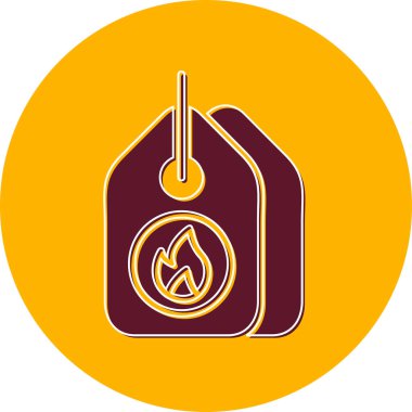 satış etiketi simgesi, vektör illüstrasyonu basit tasarım