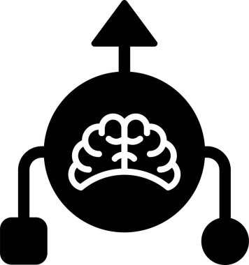 Mantık. Web simgesi basit illüstrasyon