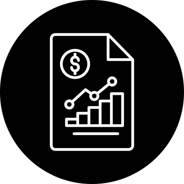 Dolar simgesi ve büyüme grafiğiyle para birimi analizi 