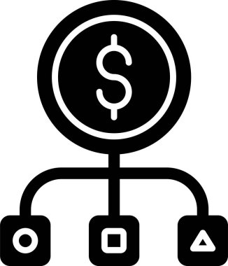 Varlıklar web simgesi vektör çizimi