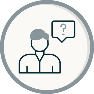 Yokluk simgesi vektör illüstrasyon tasarımı