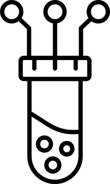 Basit Biyoloji simgesinin vektör çizimi,