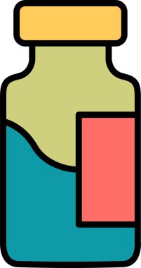 Kavanoz simgesi, vektör çizimi