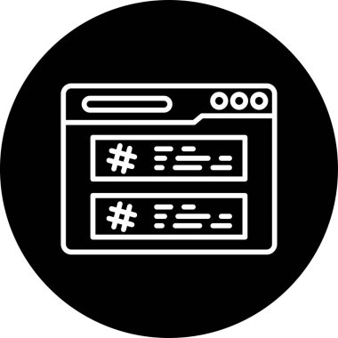 Moda web simgesi. vektör illüstrasyonu