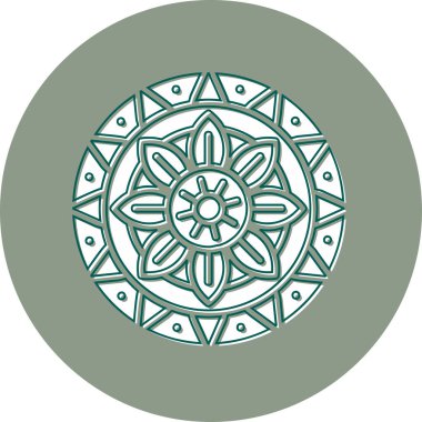 mandala tasarımı, web basit illüstrasyonu