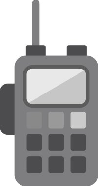 Walkie talkie simge vektör çizim 
