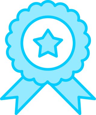 Rozet. Web simgesi basit tasarım