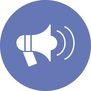 Basit duyuru vektörü düz illüstrasyon