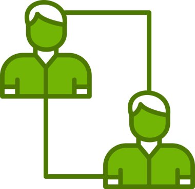 İş adamı ikonu. vektör illüstrasyonu 