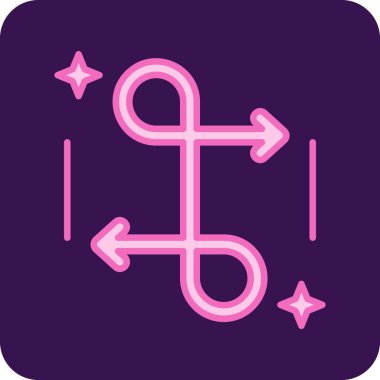 Basit oklar. Web simgesi illüstrasyonu