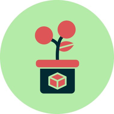 İş Yatırım simgesinin vektör illüstrasyonu