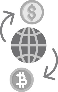 para birimi değişim simgesi ana hat biçiminde