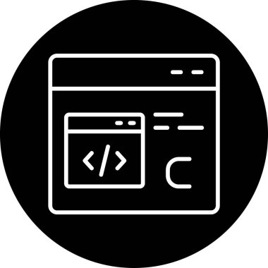 Basit Bilgisayar vektör illüstrasyonu