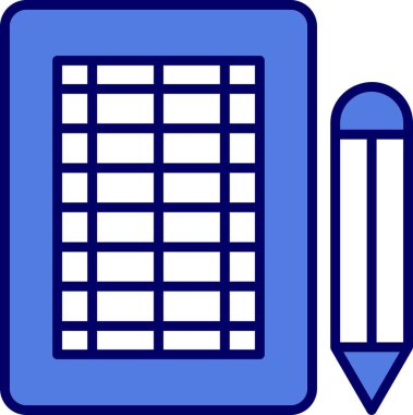 Özet geç. Web simgesi basit illüstrasyon