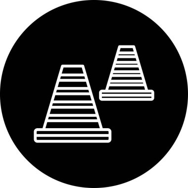 Trafik konisi, vektör çizimi