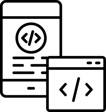 düzenle. Web simgesi basit illüstrasyon