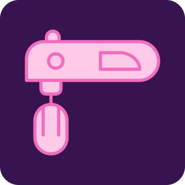 Karıştırıcı web simgesi basit illüstrasyon