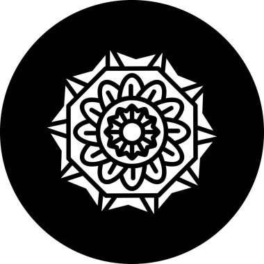 mandala tasarımı, web basit illüstrasyonu