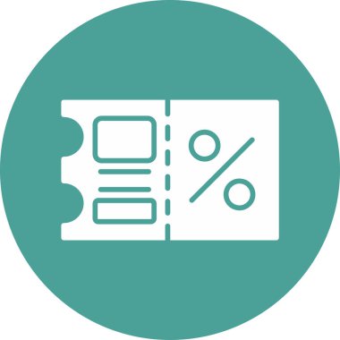 Taslak biçimdeki basit İndirim simgesi