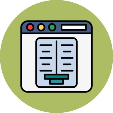 karşılaştırma web simgesi, basit vektör illüstrasyonu