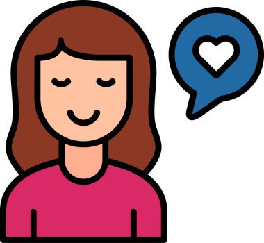 Heyecan web simgesi vektör illüstrasyonu