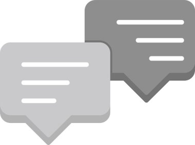 İleti ağı simgesi basit vektör illüstrasyonu