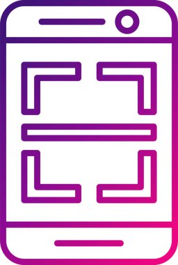 Taranıyor. Web simgesi basit illüstrasyon